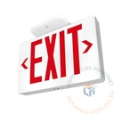 Exit Sign | Thin Red | White Housing