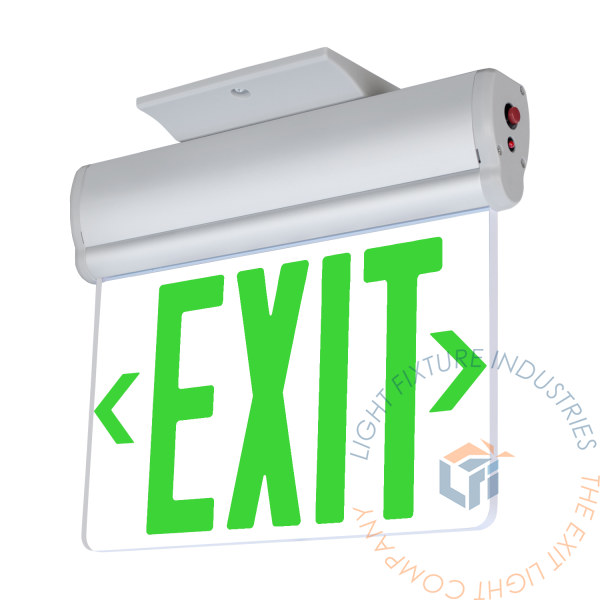 Exit Sign | RT Series Edge Lit Green