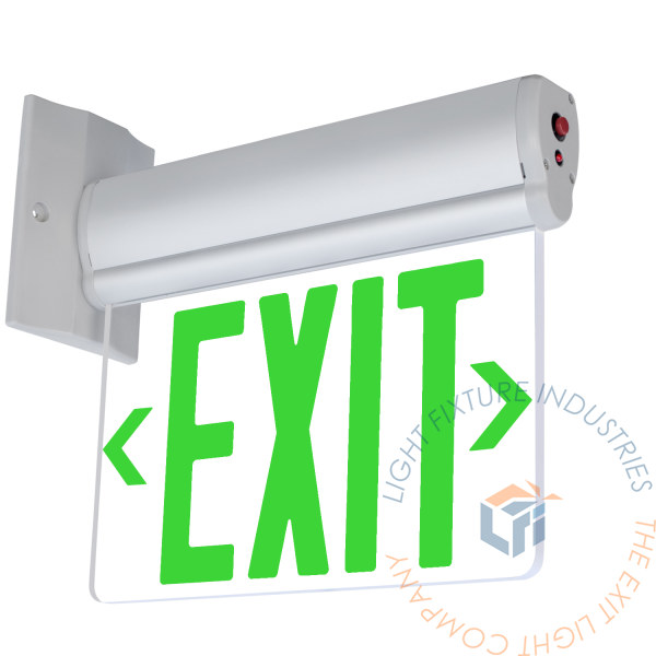 Exit Sign | RT Series Edge Lit Green