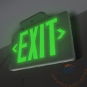 Exit Sign | Thin Green | White Housing [LEDT-G]