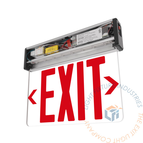 Exit Sign | SM Series Edge Lit Red [ELSM-R]