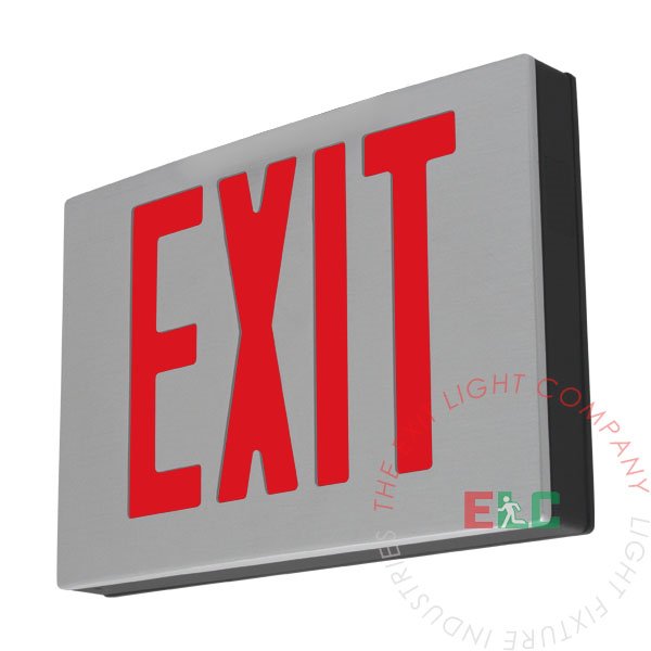 Exit Sign | NYC Approved Cast Aluminum Red [NYCCA-R]