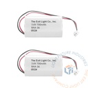 Battery | AA 3.6V 700mAh NiCad | Triangle | 2 Pack [BAA-36-2]