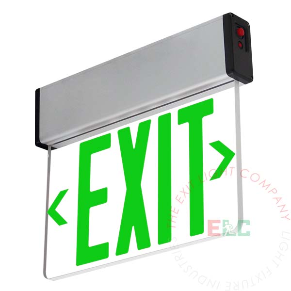 Exit Sign | SM Series Edge Lit Green [ELSM-G]