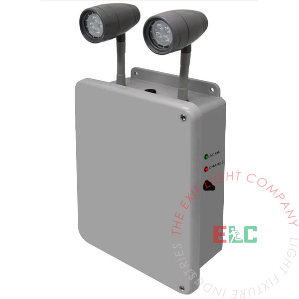 Emergency Light | Industrial Grade Outdoor Emergency Light | 18-360W Capacity | NEMA 4X Rated [EL-BEDT]