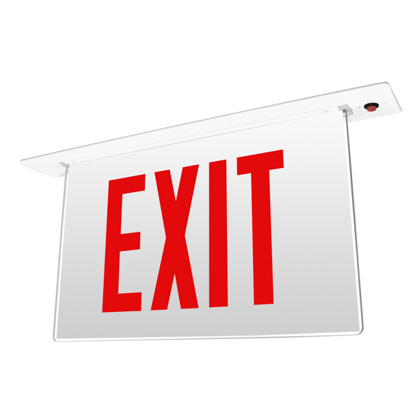 Exit Sign | Chicago Approved Recessed Edge Lit Red [CHELR-R]