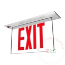 Exit Sign | Edge Lit Recessed Series Red LED [ELR-R]