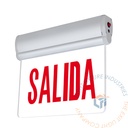 Exit Sign | RT Series Edge Lit Red LED | SALIDA [ELRT-R-SP]