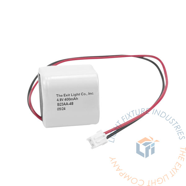 Battery | 2/3 AA 4V 400mAh NiCad | Square [B23AA-48]