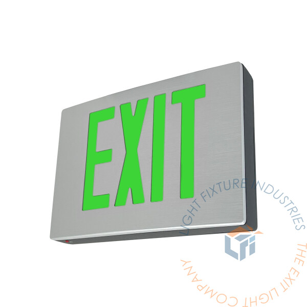 Exit Sign | Cast Aluminum Green [CA-G]