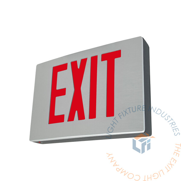 Exit Sign | Cast Aluminum Red [CA-R]