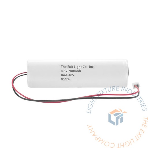 [BAA-48S] Battery | AA 4.8V 700mAh NiCad | Stick [BAA-48S]