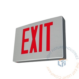 [CA-R] Exit Sign | Cast Aluminum Red [CA-R]
