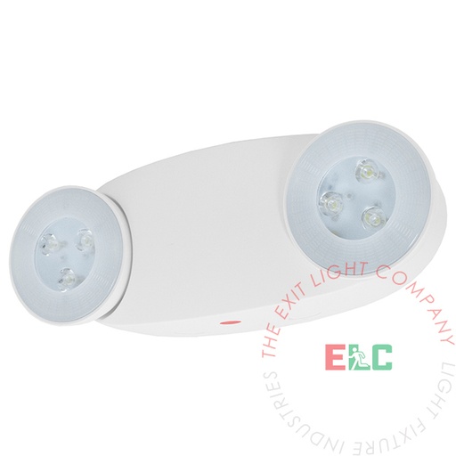 [EL-M2-W-HO] Emergency Light | M2 Series Oval | White Housing | High Output [EL-M2-W-HO]