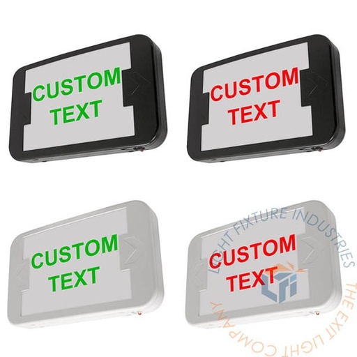 [EX-CU] Exit Sign | Custom Wording Thermoplastic [EX-CU]