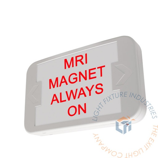 Exit Sign | Custom Wording | MRI MAGNET ALWAYS ON [EX-CU-MRI-MAGNET-ALWAYS-ON]