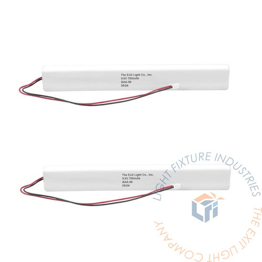 [BAA-96-2] Battery | AA 9.6V 700mAh NiCad | 2 Pack [BAA-96-2]