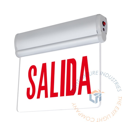 [ELRT-R-SP] Exit Sign | RT Series Edge Lit Red LED | SALIDA [ELRT-R-SP]